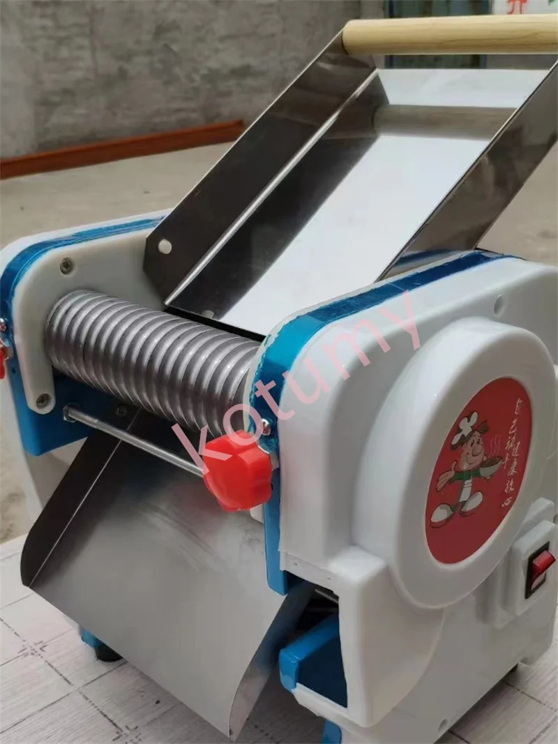 Electric Dough Stripe Rolling Noodle Press Machine Desktop Commercial Chinchin Snack Cutting 220V 110V