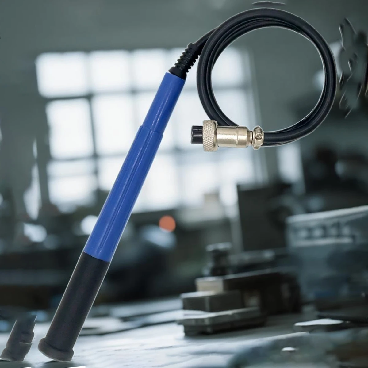 

Premium T12 Soldering Handle Anti-static Blue Compatible for Hakko MINI 616/T12-941/952 4-Pin Welding Stations, Blue Accessories