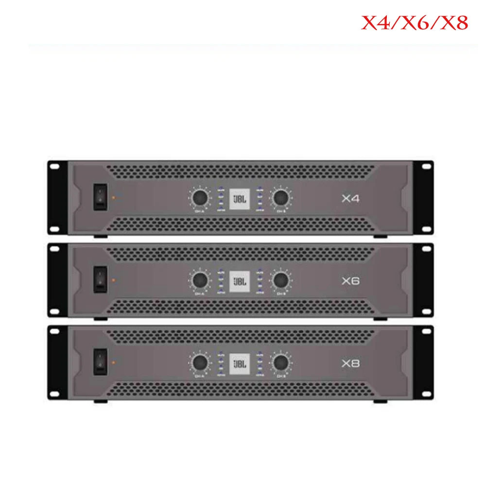 J BL X4/X6/X8 Power Amplifier Karaoke  KTV Stage After Professional Power DJ Equipment Disc player