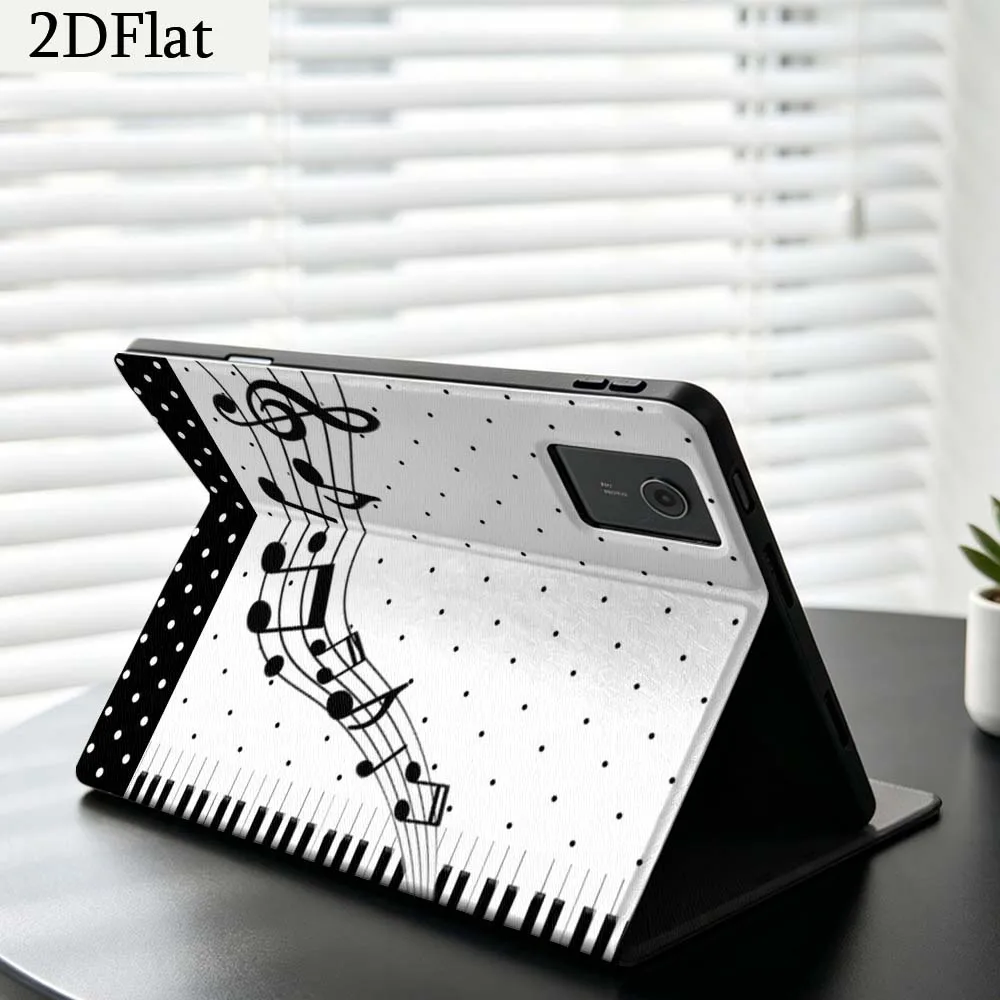 Music Note Piano For Lenovo Xiaoxin Pad Pro Tab K11 K10 Y900 3rd Y700 P11 P12 11.5 12.7 8.8 Inch Tablet Case Gift