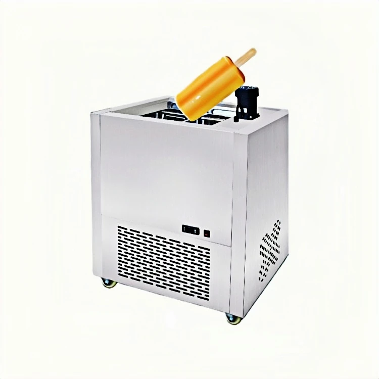 

Fast Cooling Commercial Stainless Steel Automatic Fruit Popsicle Molds Making Machine with High Productivity