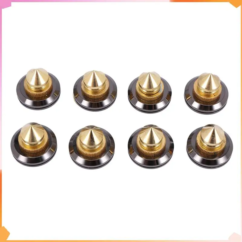 

B94A 40 Set Golden-Plated Speaker Spikes, Speaker Stands CD Audio Subwoofer Amplifier Turntable Isolation Feet