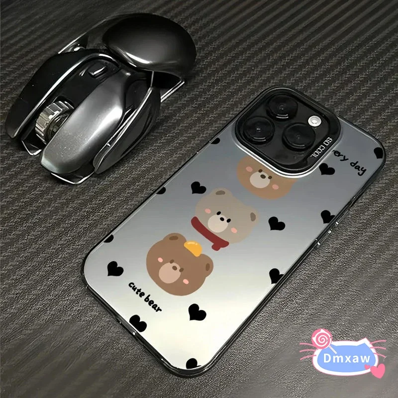 For iTel S23 A48 S17 S16 A60 A05S Vision 3 1 Plus 1 Pro P38 P36 Pro Lite Phone Case Lovely Bear Anti-fall Shockproof Cover