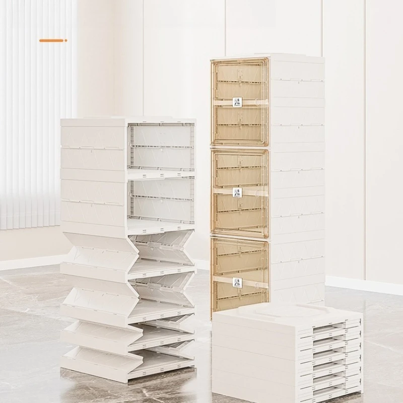 

Integrated cabinet free installation and unpacking simple cabinet shoe rack collection + dust-proof box