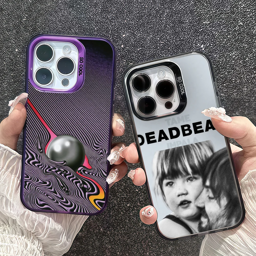 Band Singer T-Tame I-Impala Phone Case For IPhone For IPhone 12 11 13 14 15 16 17Max Pro Plus Mini Protective IMD Color Cover 12