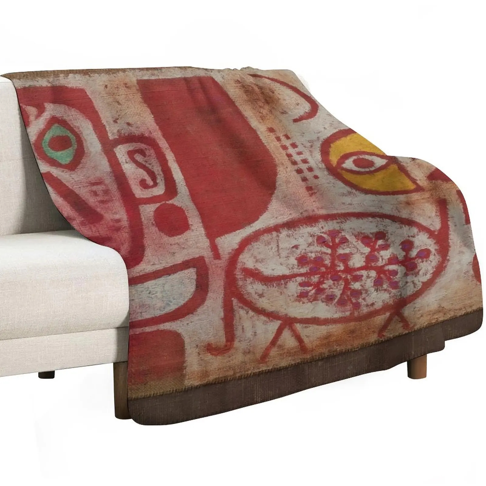 Rausch, Paul Klee Throw Blanket Flannel Thermal for babies Bed Sofas Decorative Sofa Blankets