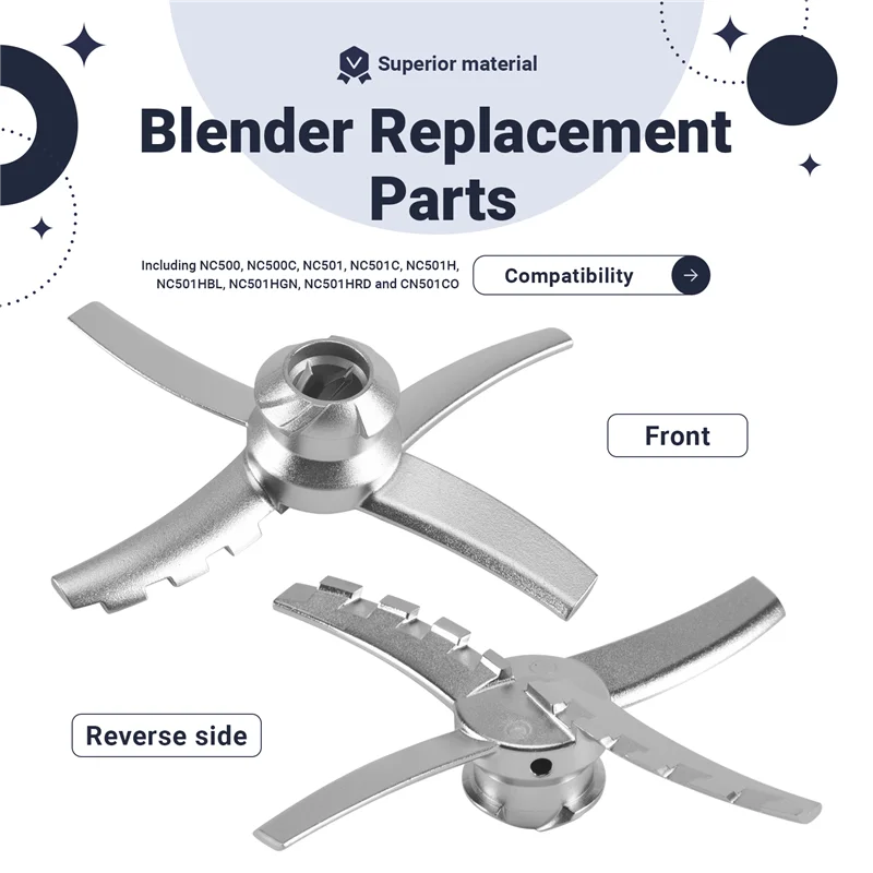 B59B-Replacement Paddle Blade For Ninja Creami NC501 CN501CO NC500C NC501C NC501H Ice Cream Makers Ice Cream Mixer Attachment