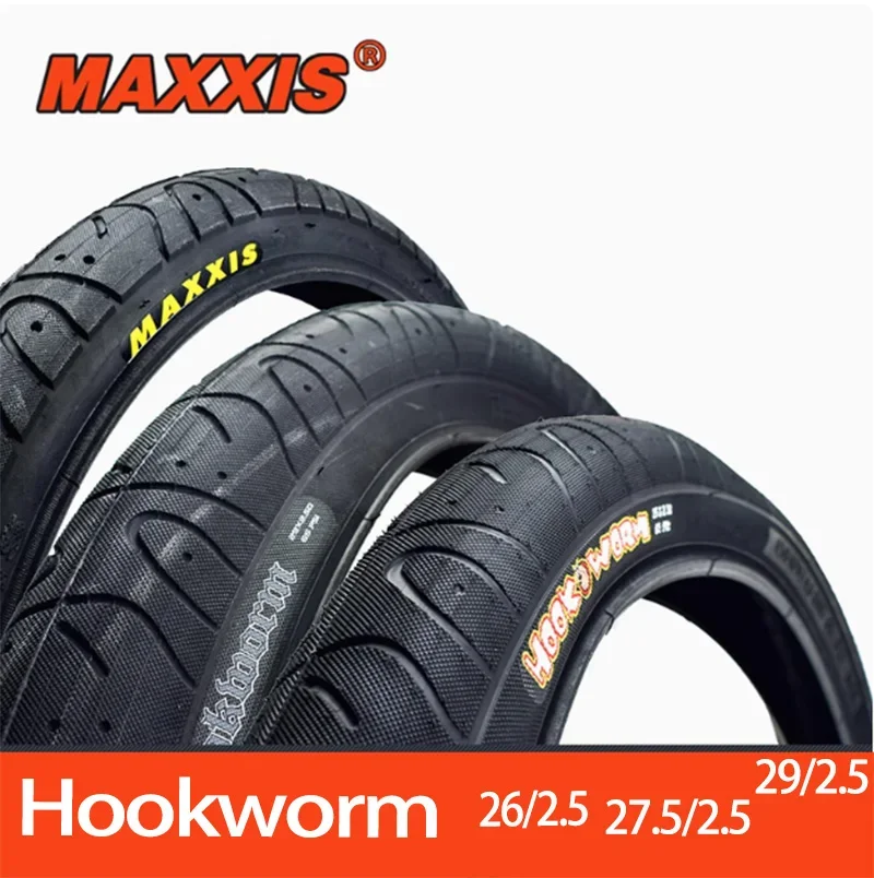 MAXXIS Hookworm 26x2.5 Fahrradreifen BMX Drahtreifen Clincher-Reifen/Schlauch für Street Park Vert Flatland 26 27.5 29 Zoll Größen – Detail 1