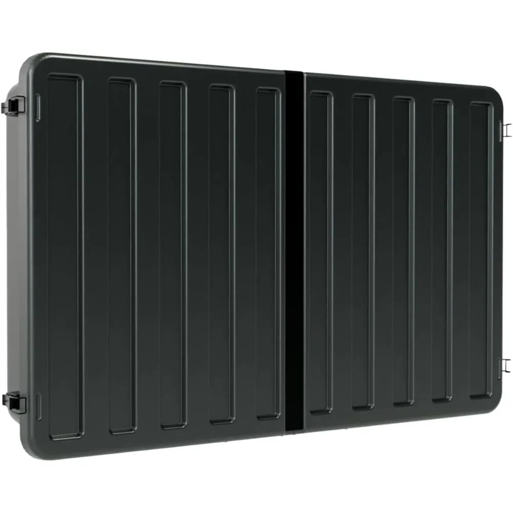 غطاء صلب للتلفزيون الخارجي، حماية ضد الطقس للتلفزيون - دعامة تثبيت على الحائط للتلفزيون متضمنة (45-55 بوصة)، أسود-بيع ساخن!