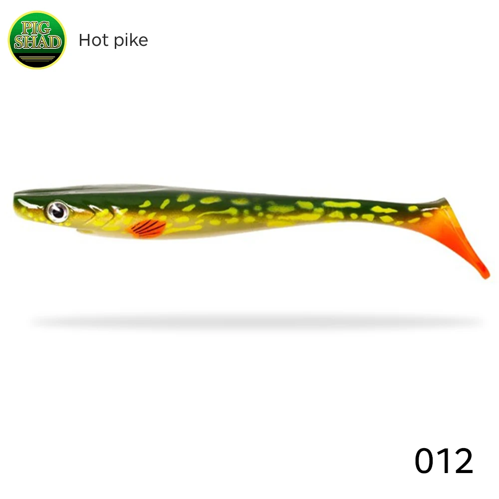 Hunthouse T-Tail Weicher Angelköder 120 mm/150 mm/200 mm Swimbait Pig Shad Schwimmender Jerkbait Wobbler für Hechtfischgerät LW227