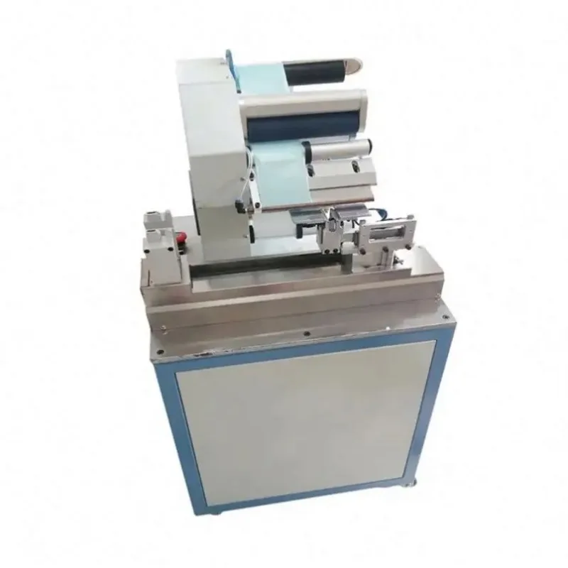 CE Certified Automatic Fold Labeling Machine for Headphone Sensor Power Cable Fiber Optic Wire Cable Label