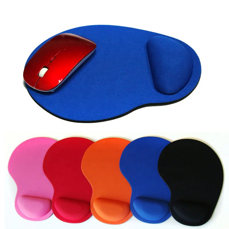 Color Wrist Rest Mouse Pad Memory Superfine Fibre Wrist Rest Pad Ergonomic Mousepad For Typist Office Gaming PC Laptop