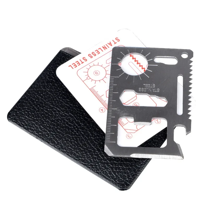 Wallet Card Knife EDC Outdoor Pocket Tools High Quality Camping Multi-functional Combination Tool Stainless Steel Accessories