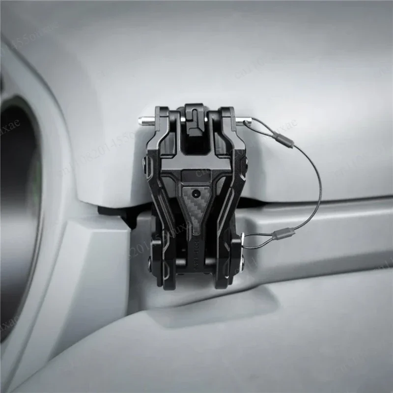 4x4 Anti-Theft Hood Catch Latch Lock Kit, Modified Engine Hood Buckle for  Wrangler JK JL 2007-2024 Exterior Accessories