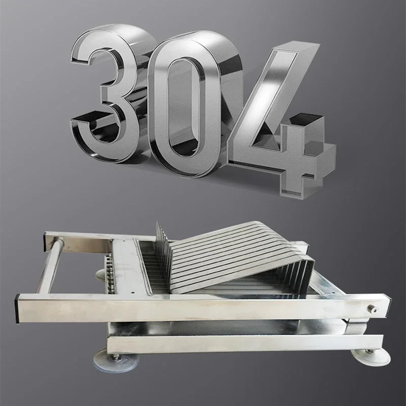 수동 2cm 스시 롤 커터 기계 일본 쌀 스시 롤 절단 도구 스시 롤 슬라이서 절단기 스테인레스 스틸