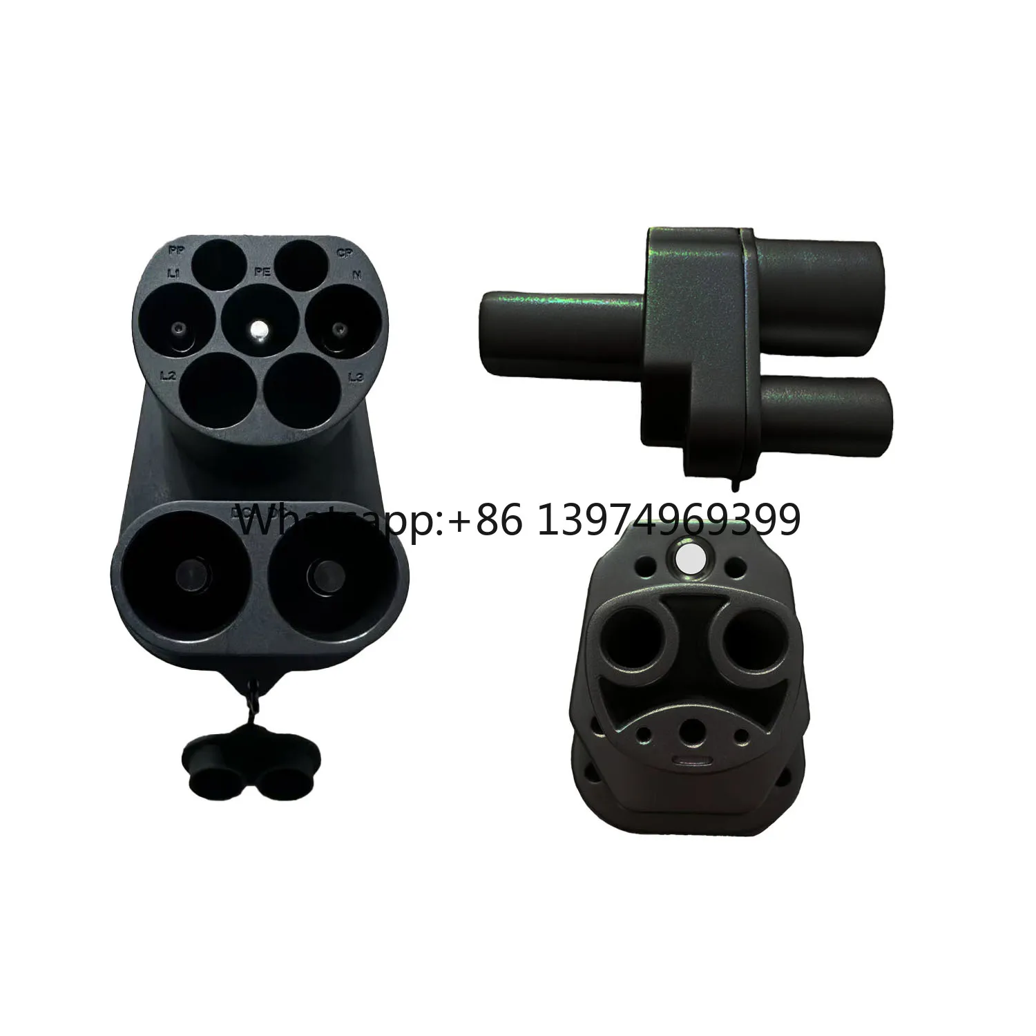 JET New Design CCS Cybertruck Adapter 250A Combo2 to Nacs Electric Vehicle Plug Connector Converter