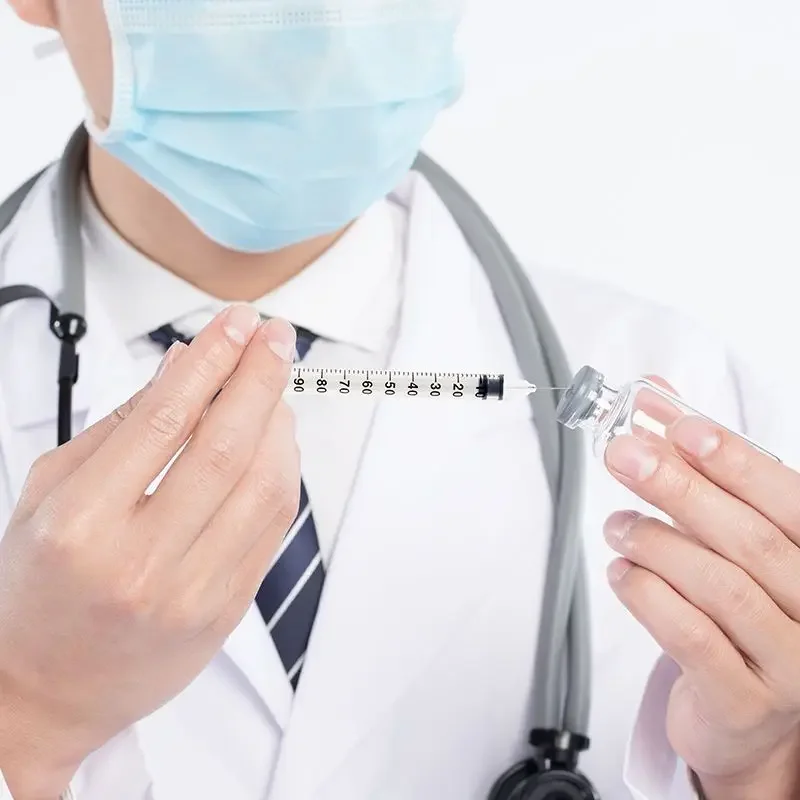 Zhen 31G8mmU40U100 Insulin Syringe 1ml Disposable Needle Syringe Hormone Medical and Aesthetic Syringe