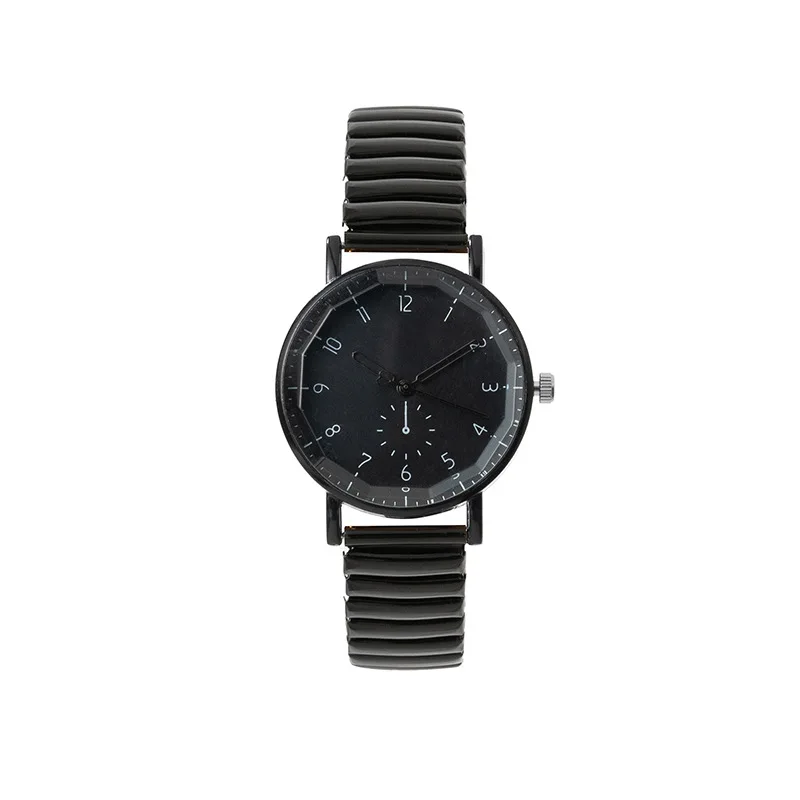 Женские кварцевые часы с цифровым циферблатом, на эластичном ремешке