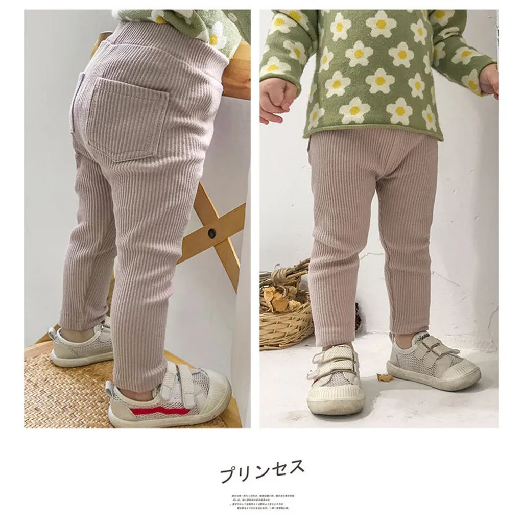 

New Baby Girls Leggings Cotton Big PP Pants Spring Autumn Kids Girls Pants Fashion High Waist Long Trousers Children's Pant