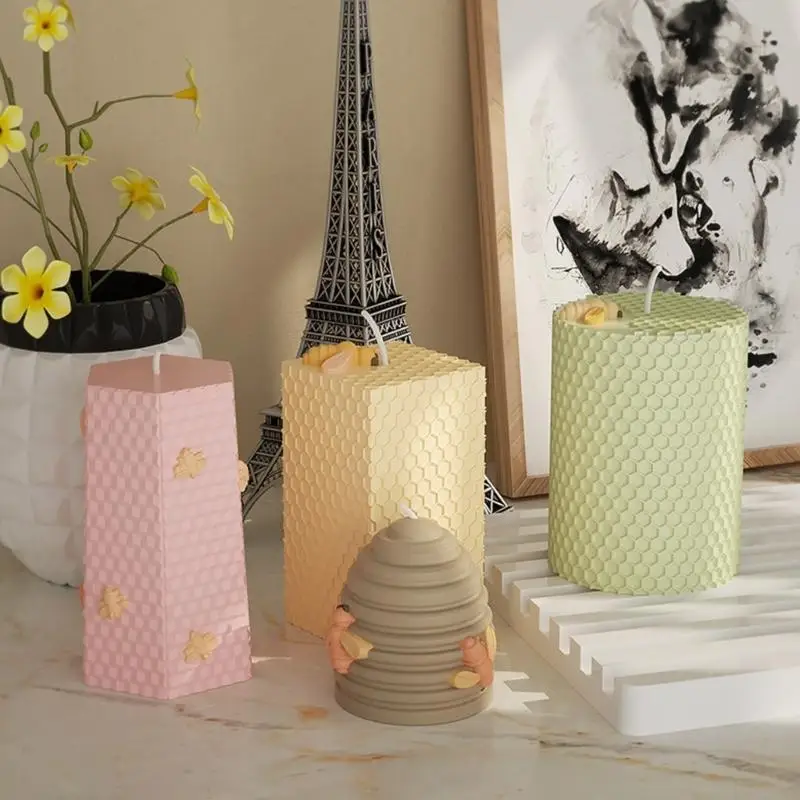 

3D-формы из сотовой смолы, формы для ароматерапевтических свечей, формы для изготовления свечей ручной работы