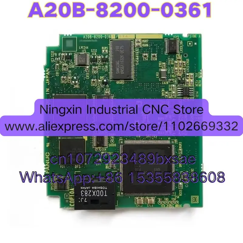 Latest Quotation Uesd FANUC CNC Axis Card PCB Axis Board A20B-8200-0361 A20B 8200 0361 Tested OK