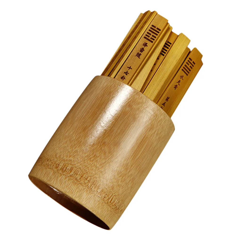 

Набор бамбуковых палочек для гадания в ведёрке: традиционная китайская игра, реквизит для начинающих, обучающая, лёгкая, увлекательная, для дома и офиса