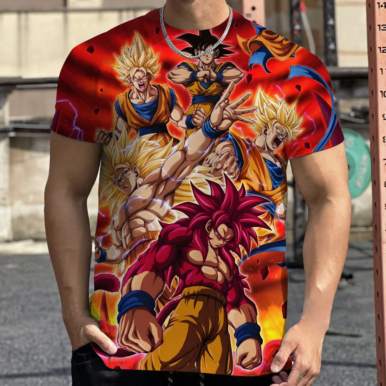 

2025 Kids Clothes Giant Dragon 3D Printed Short Sleeve Graphic T-Shirt Outdoor Summer Comfort Crew Neck Top T-Shirts for Boys