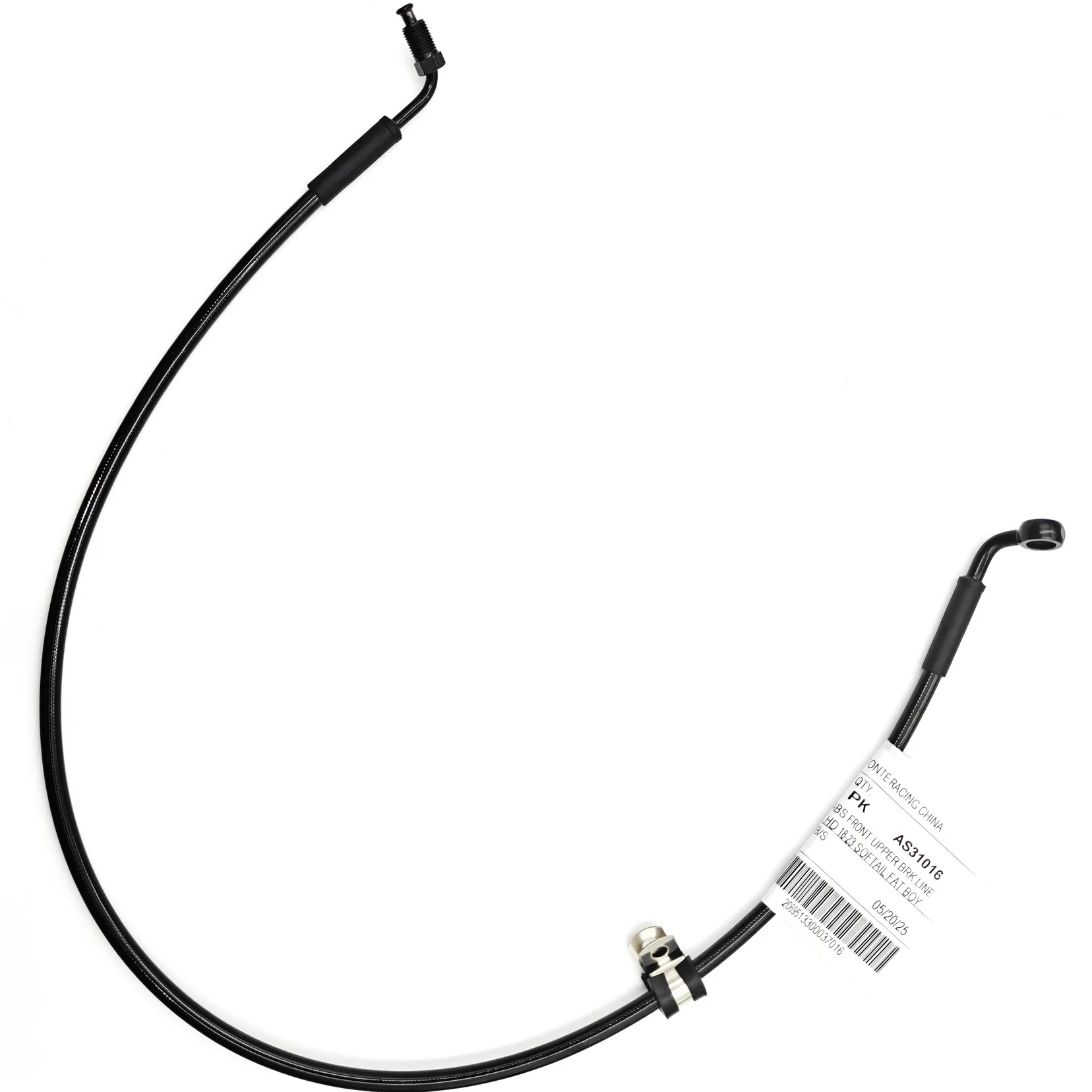 

Front Upper Brake Line For 18+ Harley Davidson Softail Deluxe FLDE, Fat Boy 114 FLFB S, Slim FLSL, Sport Glide FLSB