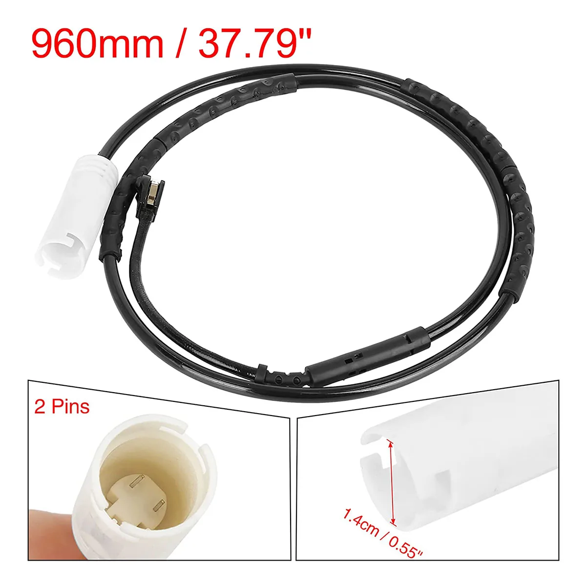 Set Front + Rear Brake Pad Wear Sensor For MINI R60 R61 34359804833 34359804834 Brake Induction Wire Replacement-M54K