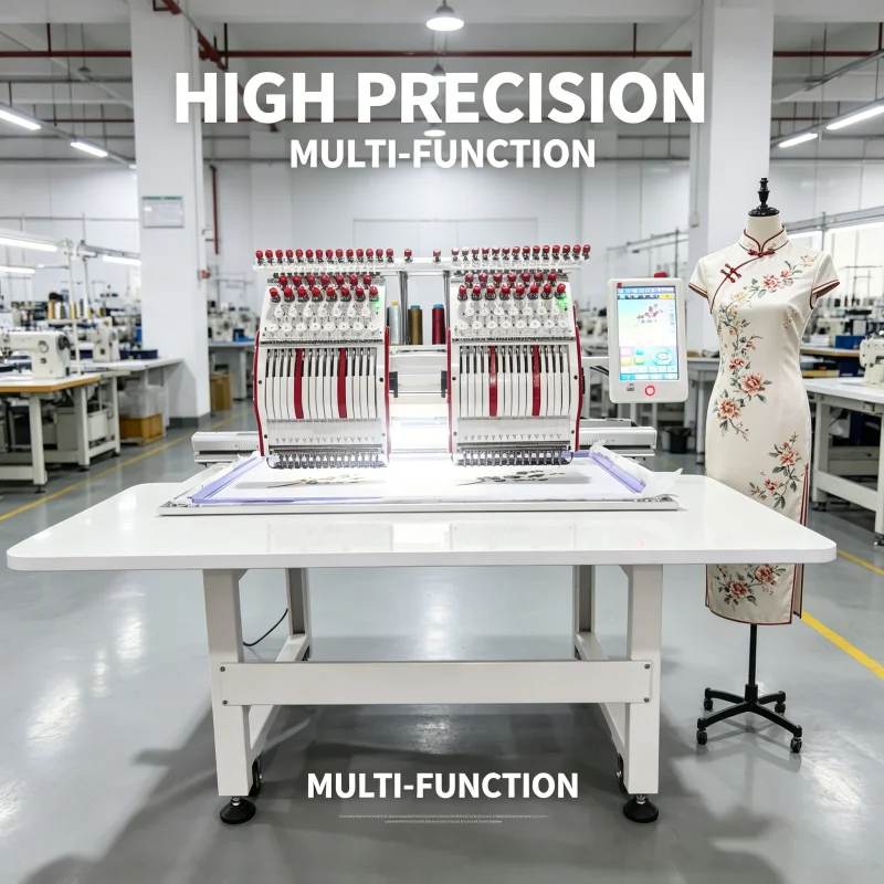Commercial High Speed Embroidery Machine Industrial Multi Needle Single Head 12 15 Needles Machine Sourcing Wholesaler Supplier