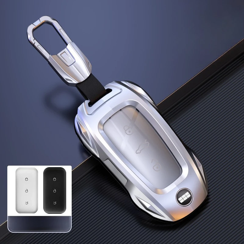 Fashion Gradient Color Car Key Case Cover Shell Bag Accessor For Geely Galaxy EX5 E5 L6 L7 EMI NO.1 Proton e.MAS 7 5 E8 Starry 8