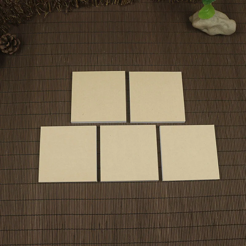 1pcs Calligraphy Rice Paper Blank Cultural Wall Decorative Chinese Style Traditional Write Painting Retro Creative Small Square