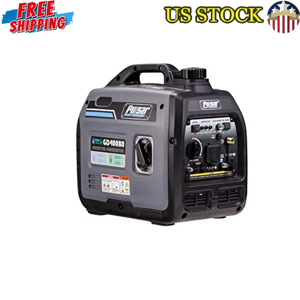 Portable Dual Fuel Generator 4000W RV-Ready Quiet Lightweight Power