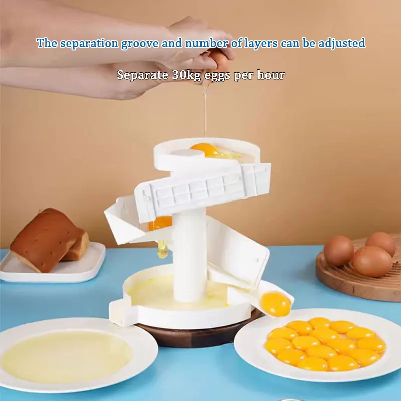 Liquid Egg Processing Equipment Egg Cracking Machine High Efficient Egg Yolk Separator