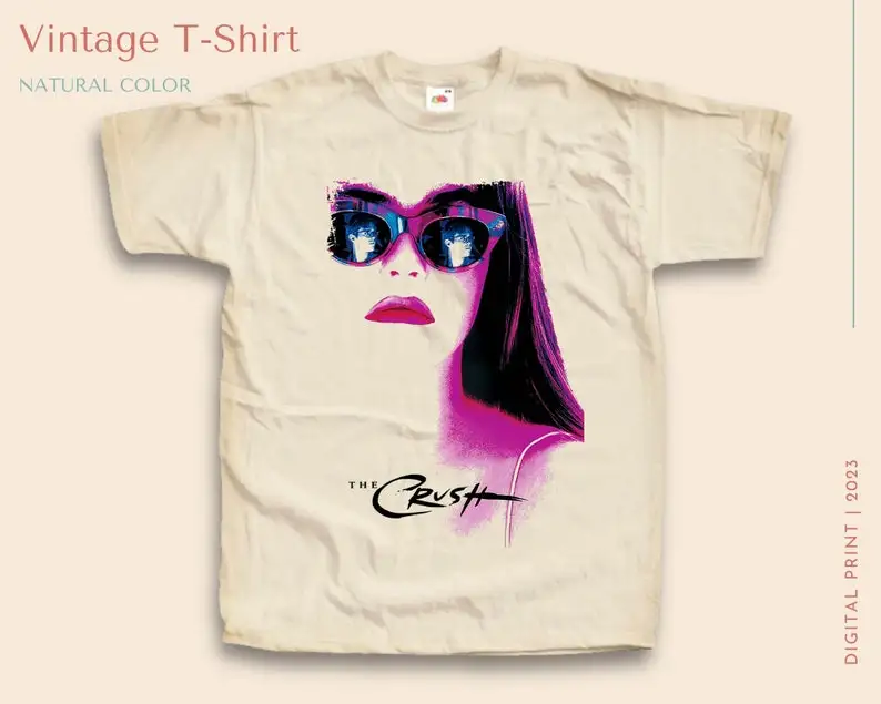 Vintage TShirt The Crush NATURAL color Men Woman Unisex T-Shirt Digital Print Sizes