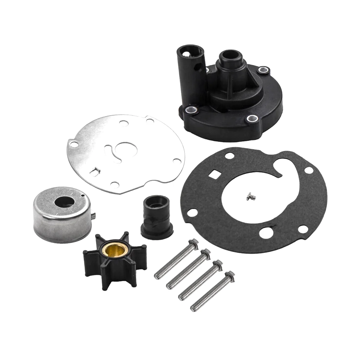 

391391 778166 382797 Water Pump Impeller Kits 763758 Fit for Johnson Evinrude 5.5HP 6HP 7.5HP Outboard