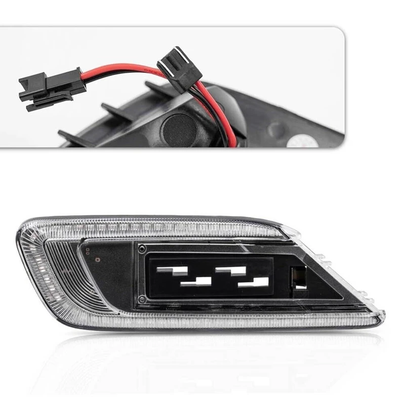 

Dynamic LED Side Marker Light Turn Signal Lamp for Mini Cooper F54 Clubman 16-23 63137358469,63137358470,Transparent