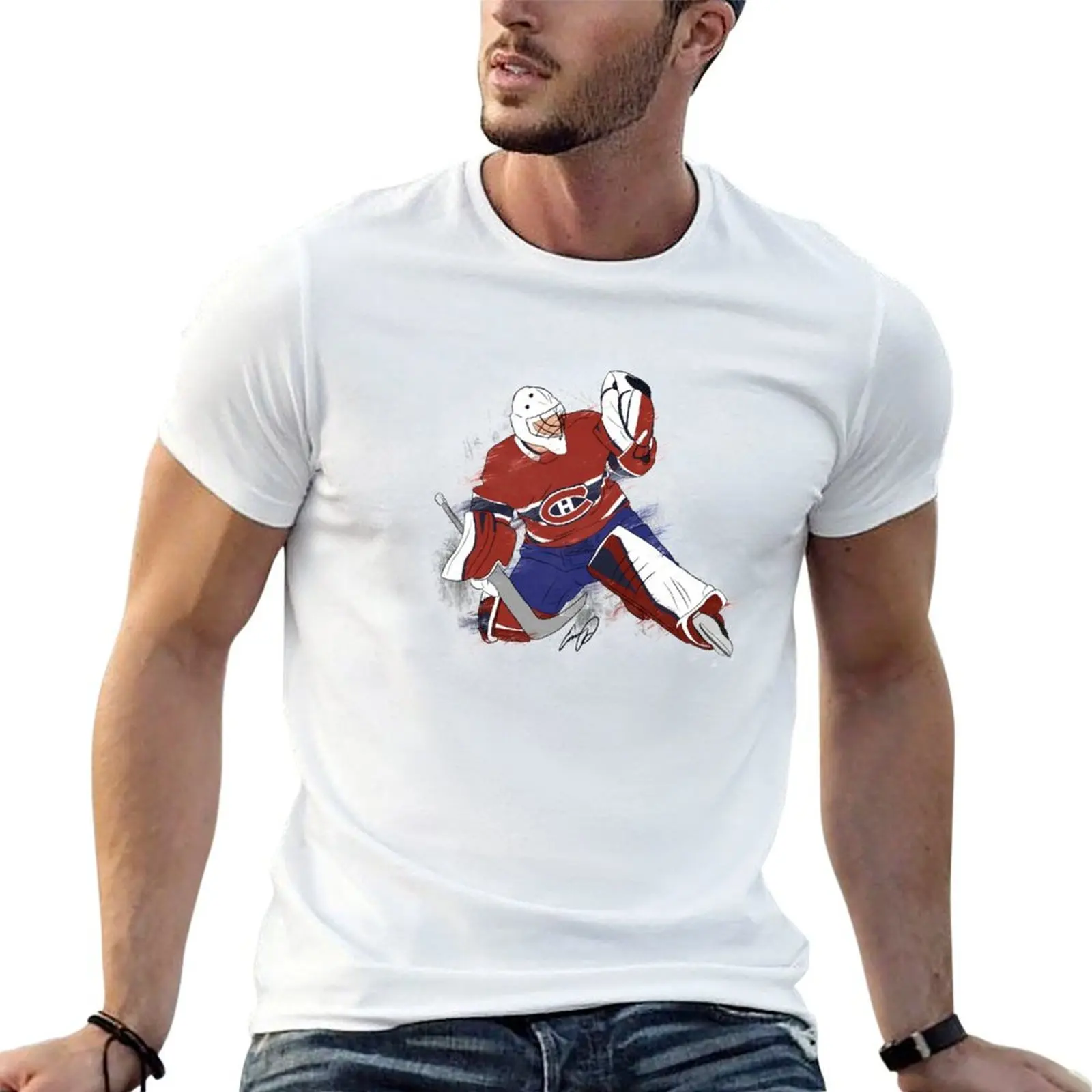 

for cotton man shirt T-Shirt player t canadian shirts man hockey anime t Montreal