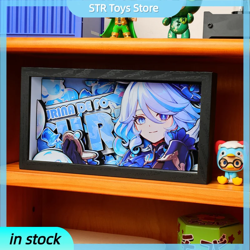 

Игра Genshin Impact Furina Focalors 3d декоративная живопись фигурка ручной работы декоративная фоторамка аниме украшения рождественские подарки