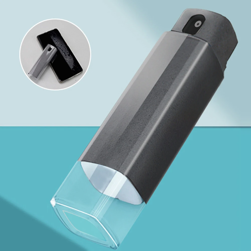 Kit de limpiador de pantalla 2 en 1, botella de Spray reutilizable portátil, paño de microfibra con líquidos de limpieza para todos los teléfonos y electrónicos