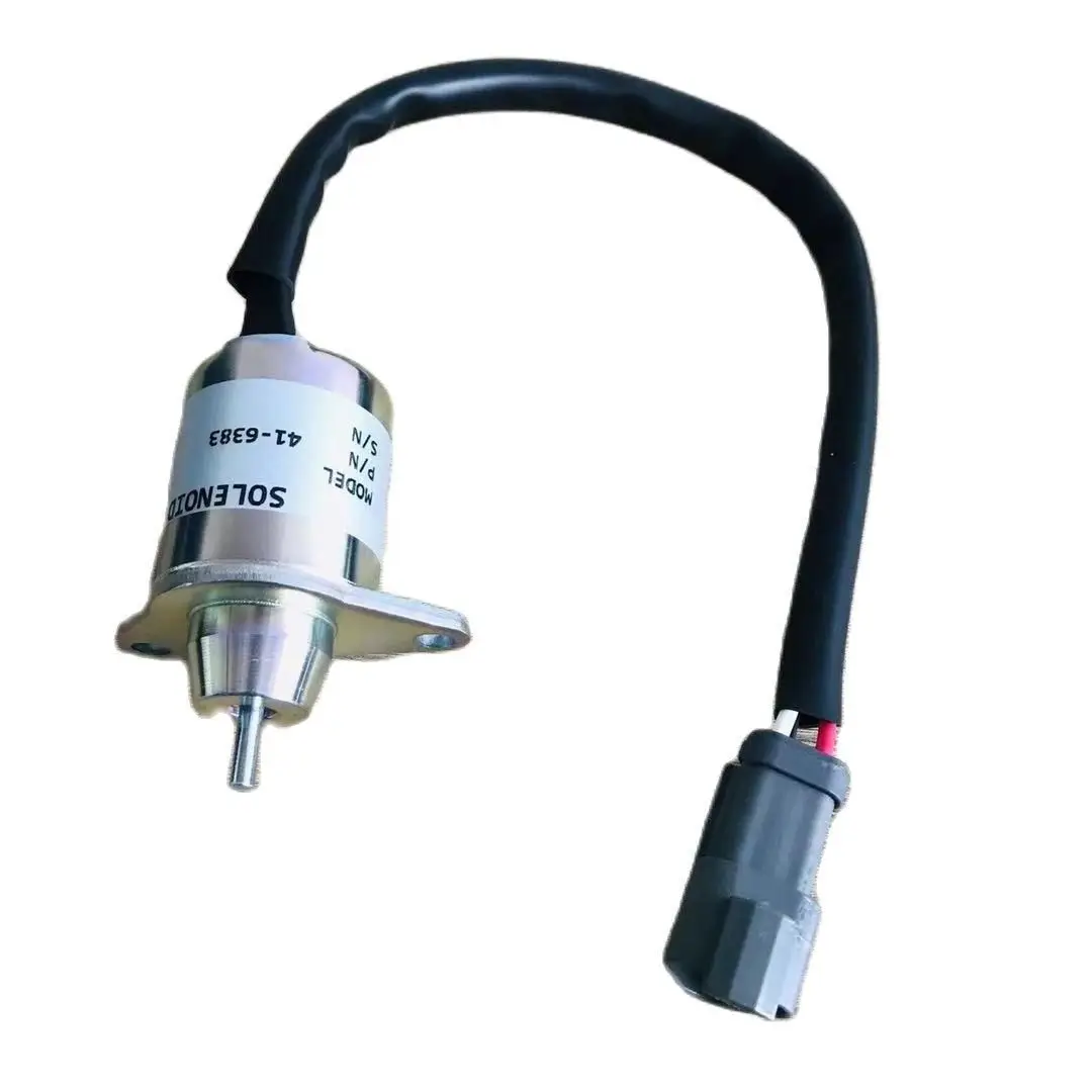 

12V 3-Wire Engine Shut Off Stop Solenoid Fits Thermo King Yanmar 4TNE84 4TNE88 TK416383 TK416306 419100