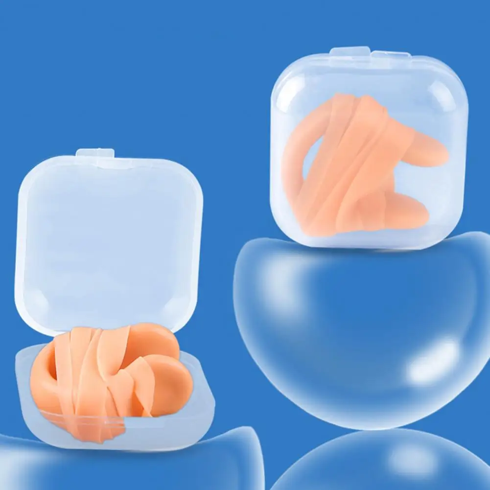 

Зажим для носа с ремешком, водонепроницаемые зажимы для носа в бассейне для тренировок по плаванию, аксессуары для плавания