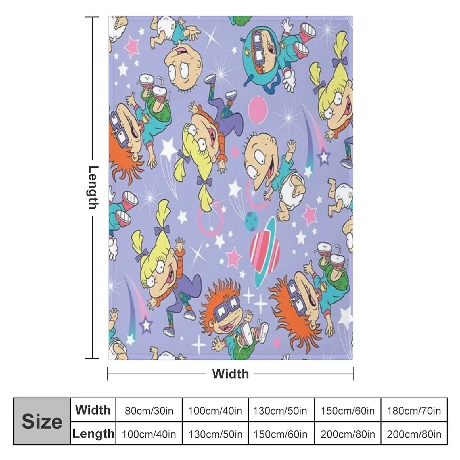 Rugrat Throw Blanket Bed linens Extra Large Throw Camping Blankets