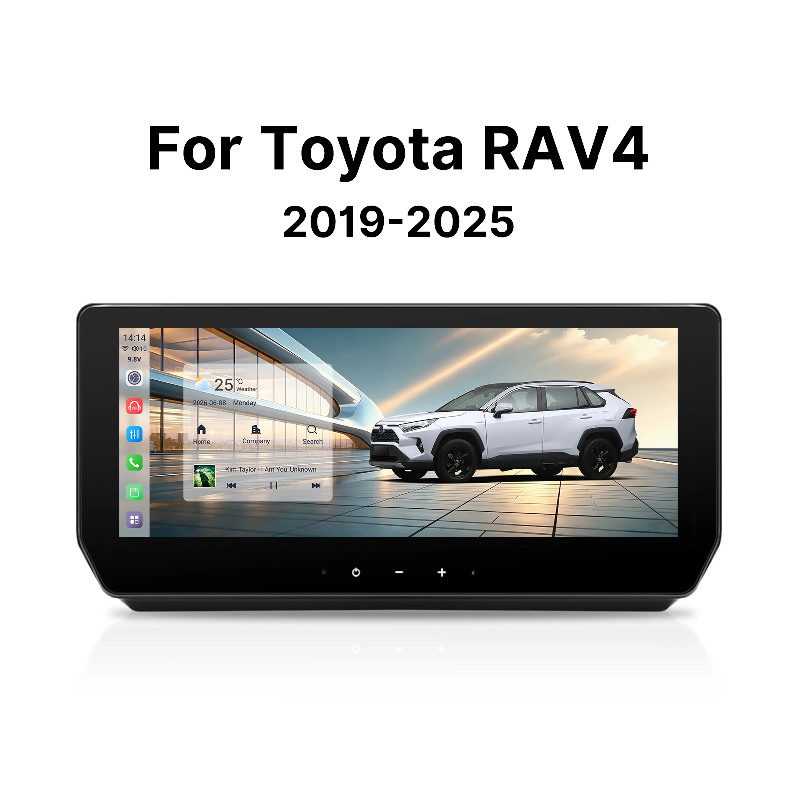 Android Car Radio DVD Player Navigation Head Unit for Toyota RAV4 XA50 2019-2025, Android 13,  CarPlay