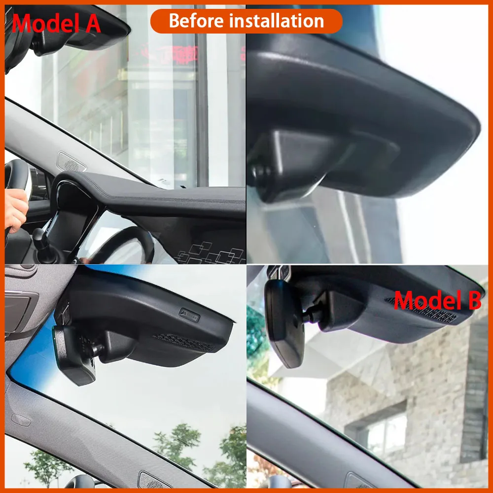 for Geely Borui GT GE 2018 2019 2020 2021 Video Recorder 4K DVR Dash Cam Wifi OEM Camera 170° Wide Angle Loop Recording