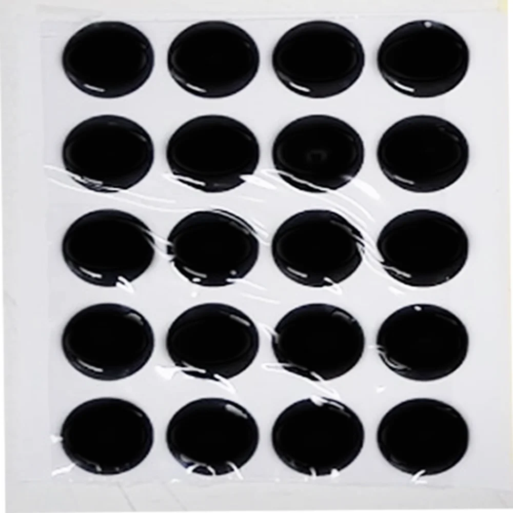 14MM Car Remote Key Crystal Logo Sticker E-poxy for F-ord Hon-da K-ia Peu-geot for XHO-RSE VV-DI Remote Control