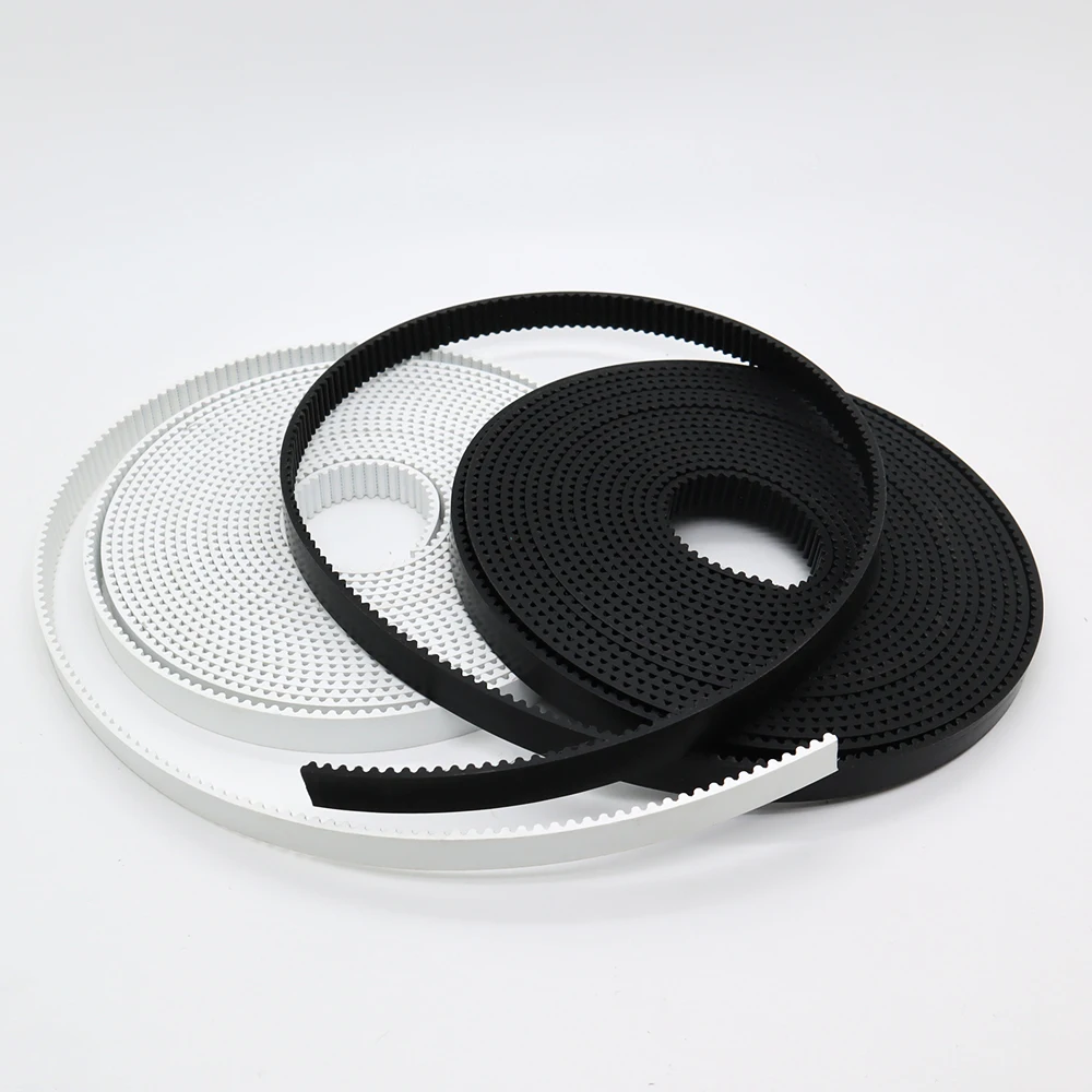 PU with Steel Core 2GT Open Timing Belt GT2 Synchronous Belt Width 5/6/10/15mm 2MGT Polyurethane Steel PU 3D Printer Open Belt