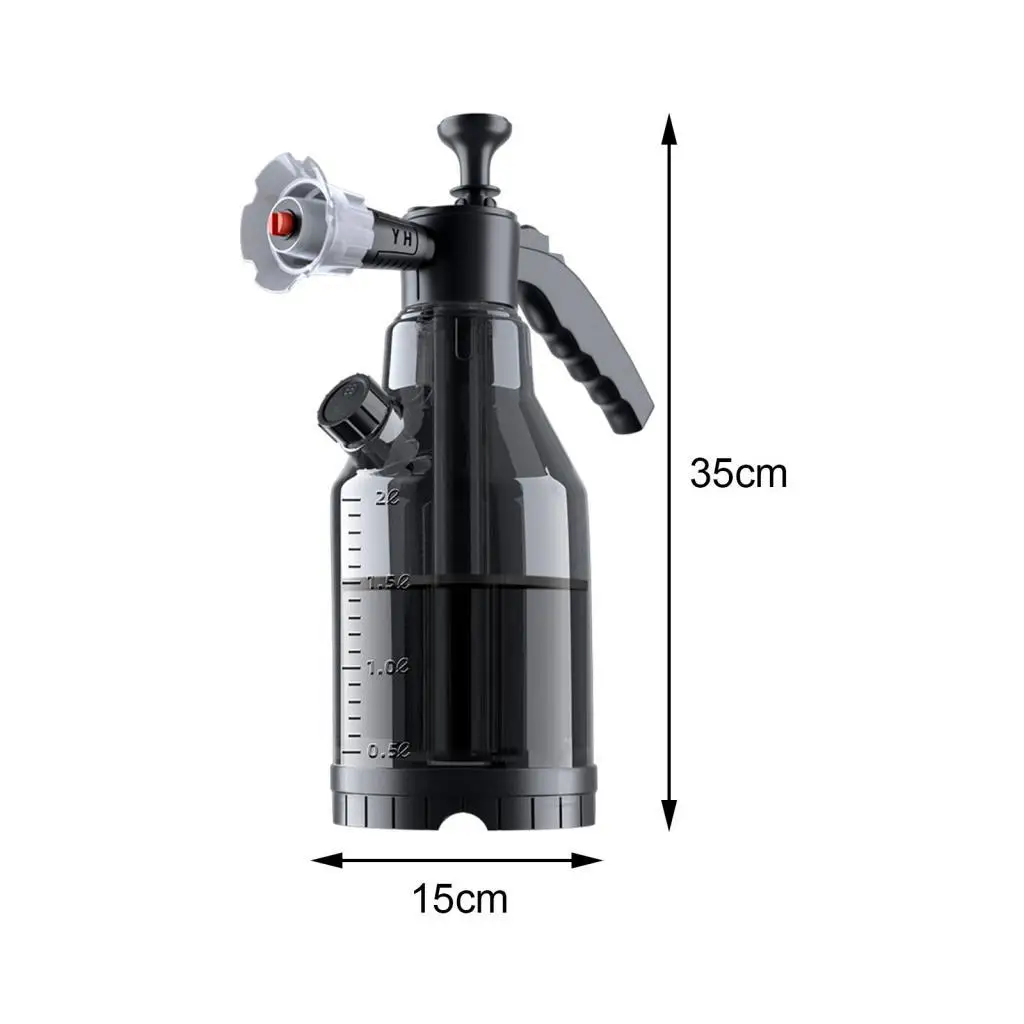 สโนว์โฟมสเปรย์กาต้มน้ําล้างรถปั๊ม 2L แรงดันมืออเนกประสงค์ 2