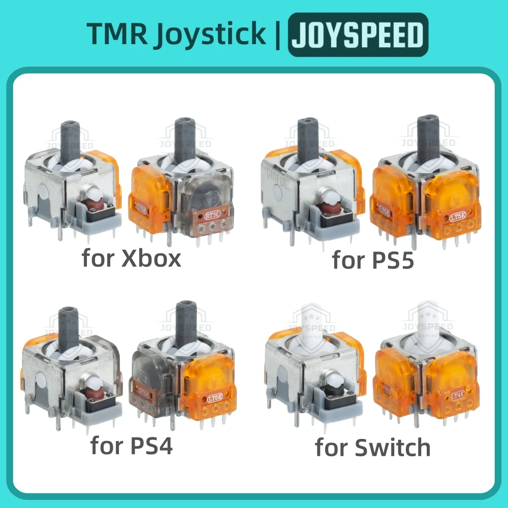 50/100 قطعة TMR المقود ل PS5 DualSense تحكم حافة PS4 ثلاثية الأبعاد التناظرية عصا استبدال ل Xbox التبديل Thumbstick الملحقات
