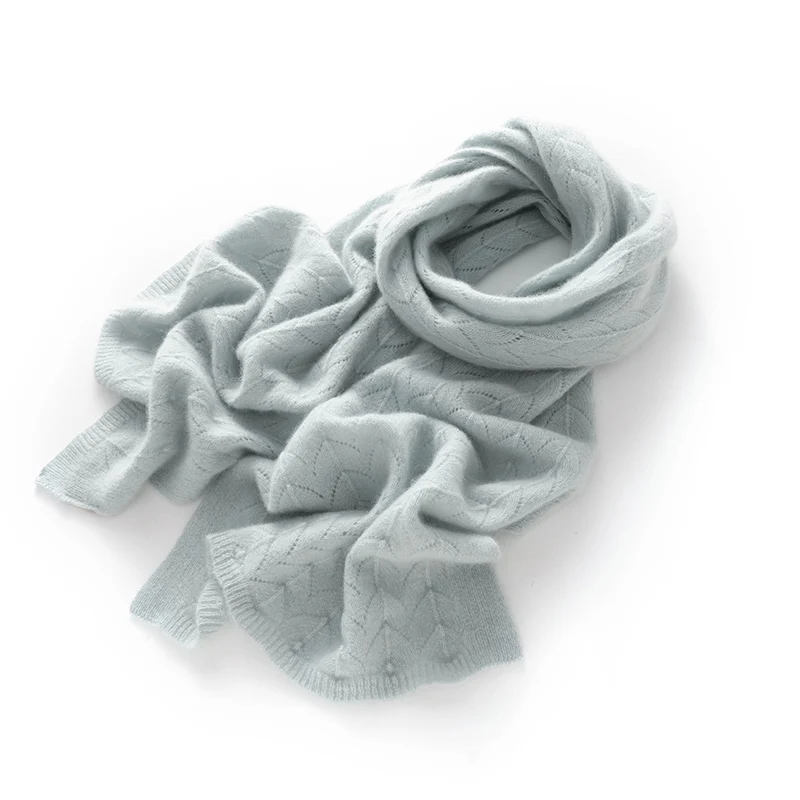 

KOIJINSKY New Cashmere 170*40 Women in spring, autumn and winter, soft warm needle knitted scarf